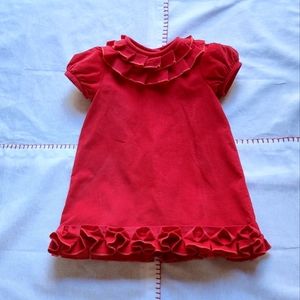 Zuccini Toddler Courduroy Red Dress